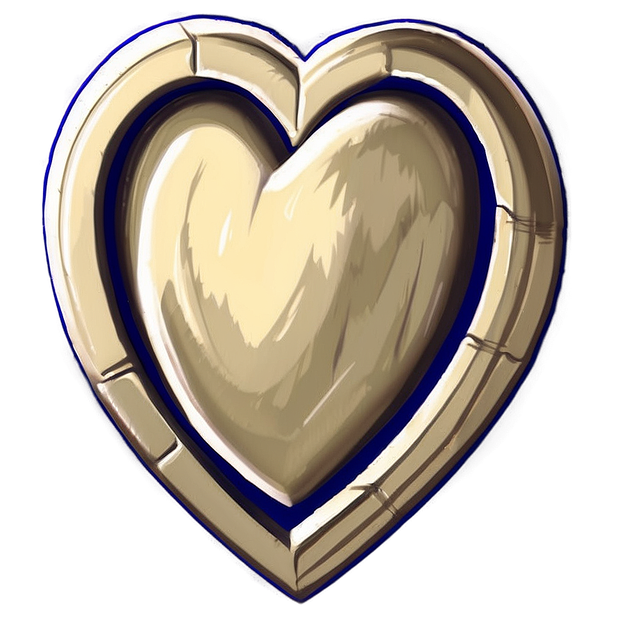 Heart Shape Sketch Png 60