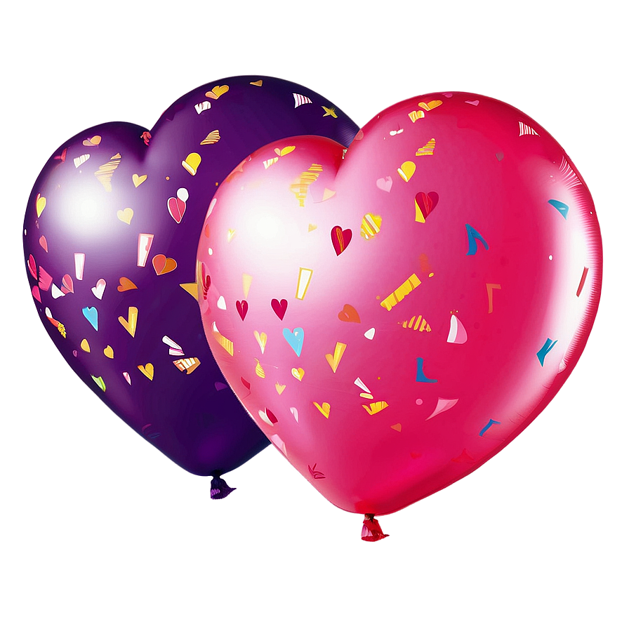 Heart Shaped Balloon PNG 06212024 PNG image with a transparent background, free high-resolution download
