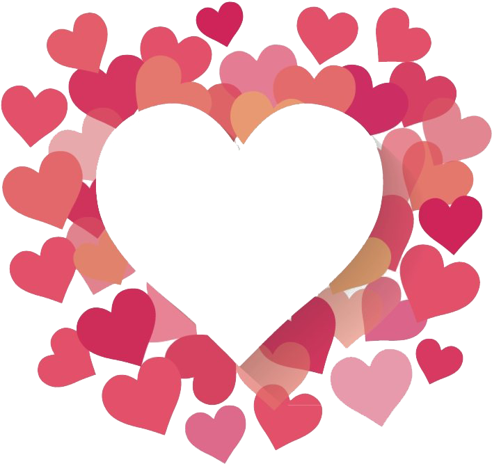 Heart Valentines Day Border Transparent - Valentines Frames And Borders, HD Png Download PNG image with a transparent background, free high-resolution download