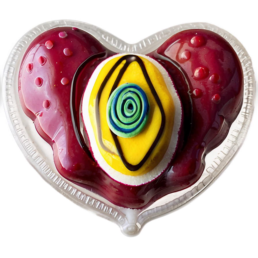 Heart Shaped Candy Png 06122024