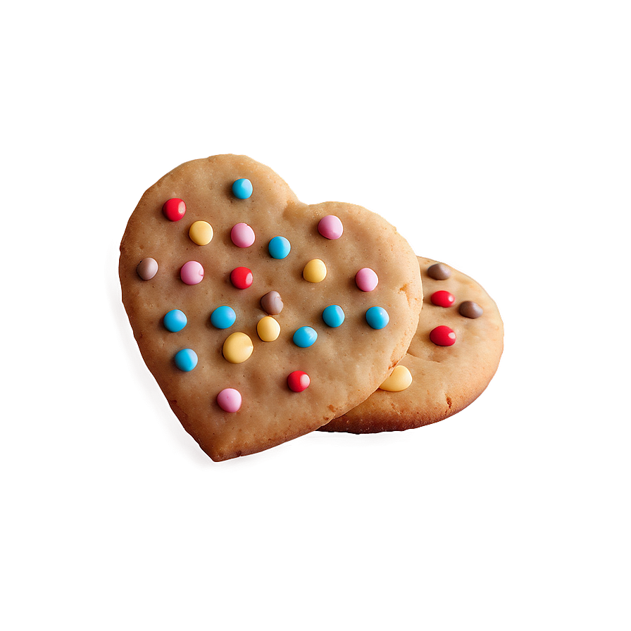 Heart Shaped Cookie Png Xao