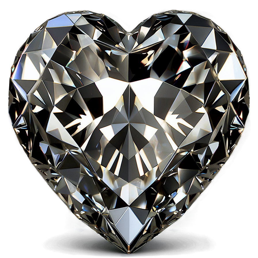 Heart Shaped Diamond Png Thv