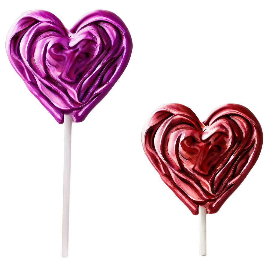 Heart-Shaped Lollipop PNG 05252024 PNG image with a transparent background, free high-resolution download