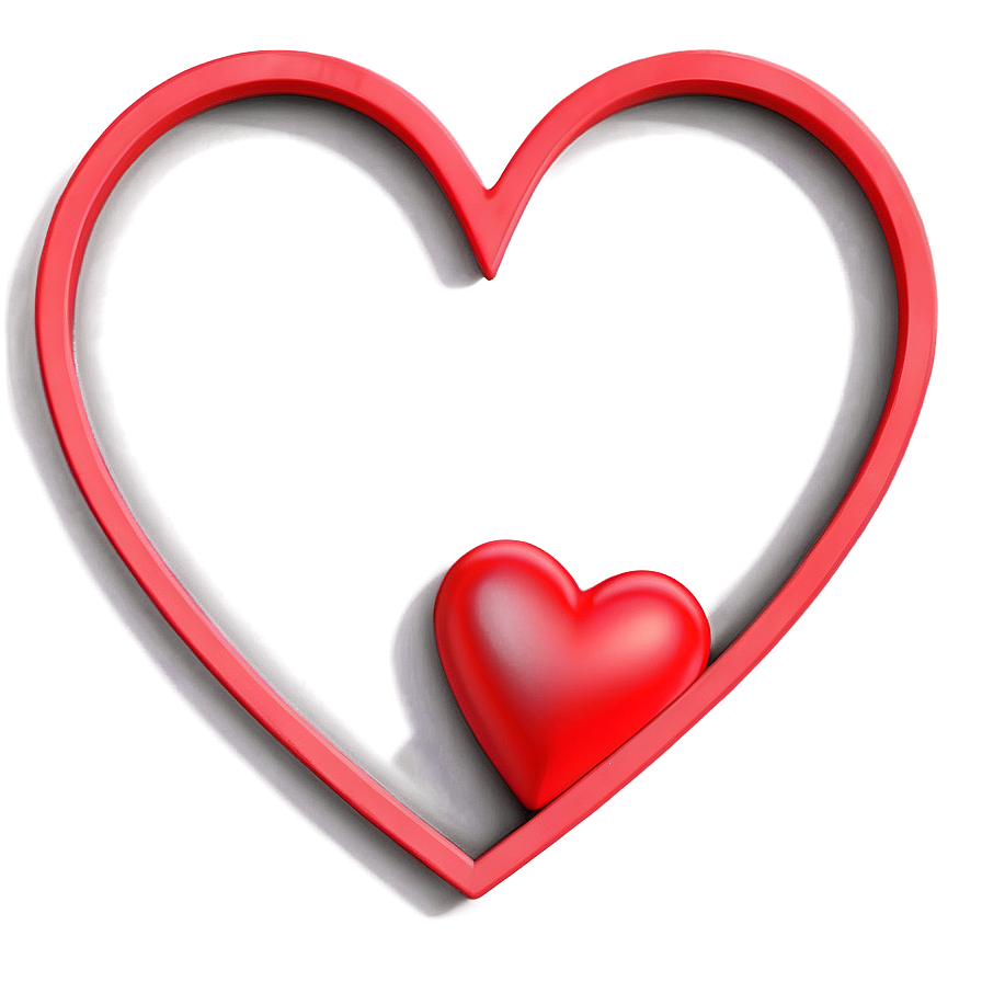 Heart Shaped Picture Frame PNG 05042024 PNG image with a transparent background, free high-resolution download