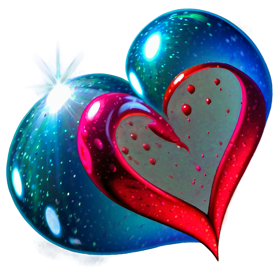Heart Sparkle Effect PNG 06122024 PNG with transparent background