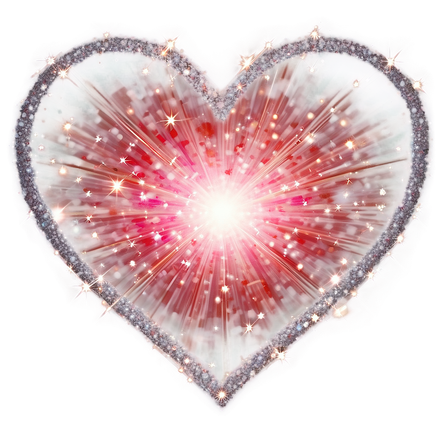Heart Sparkle Effect PNG jwk68 PNG with transparent background