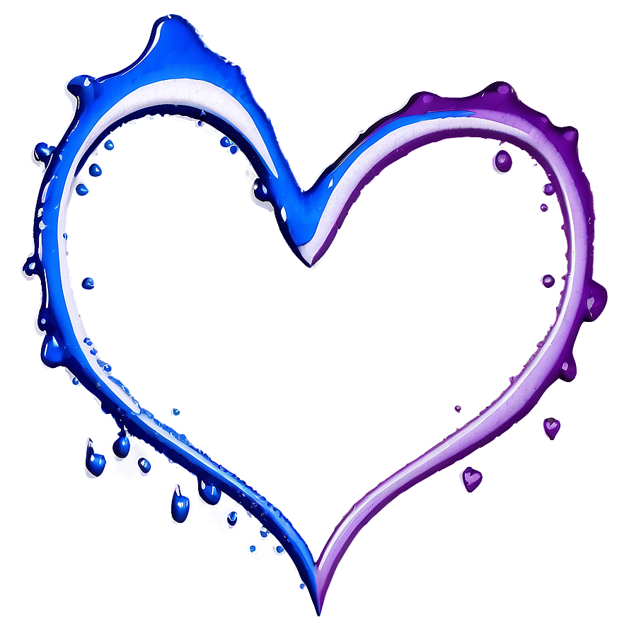 Heart Splash Overlay Png Nta