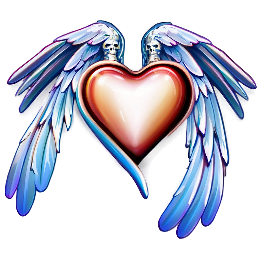 Heart Vector With Wings Png 67