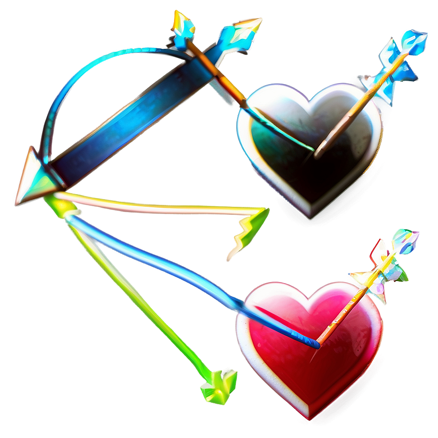 Heart With Arrow Png B