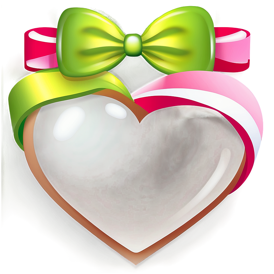 Heart With Bow Emoji Transparent Png Csw12