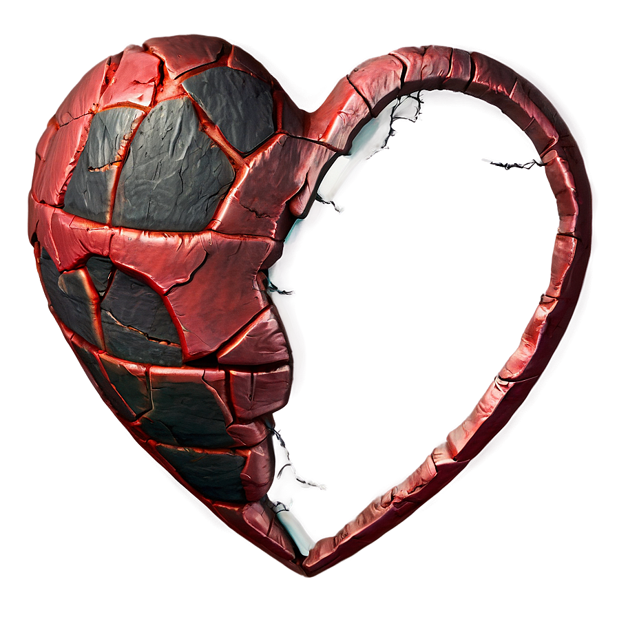 Heart With Crack Emoji Png 06122024