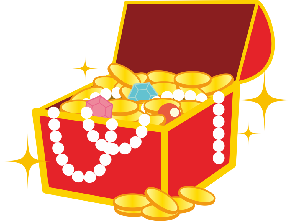 Heart,area,food - Girly Treasure Chest Clipart, HD Png Download PNG with transparent background