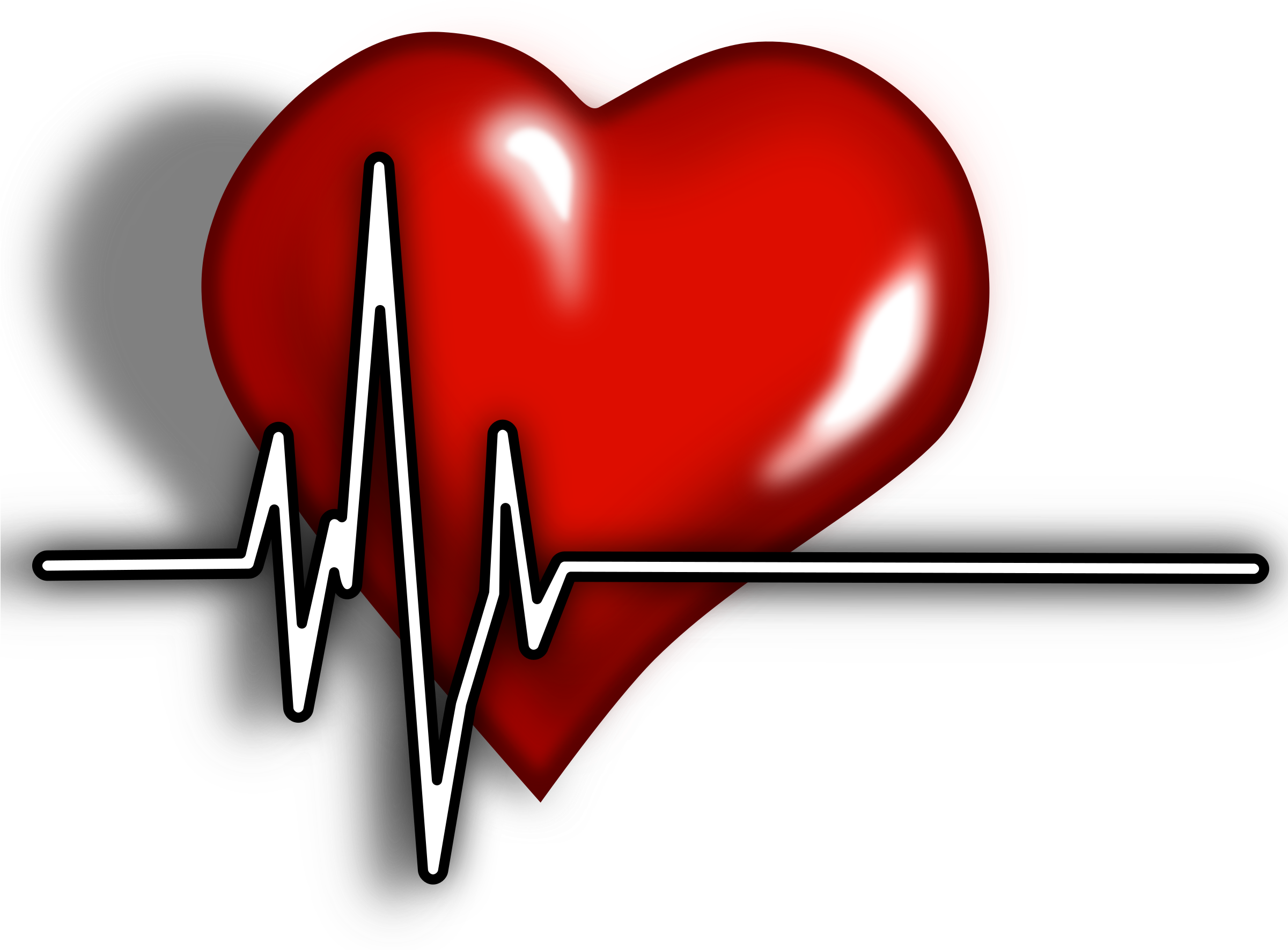 Heartbeat Cardiovascular Health Concept PNG image with a transparent background, free high-resolution download