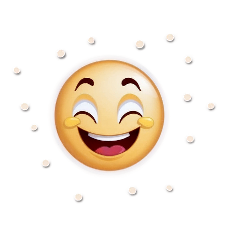 Heartfelt Laughter Emoji PNG 90 PNG with transparent background