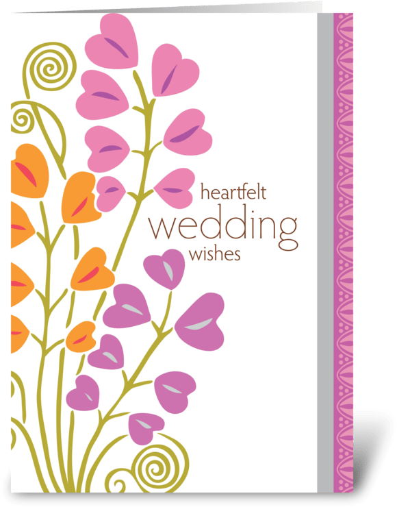 Heartfelt Wedding Wishes Card