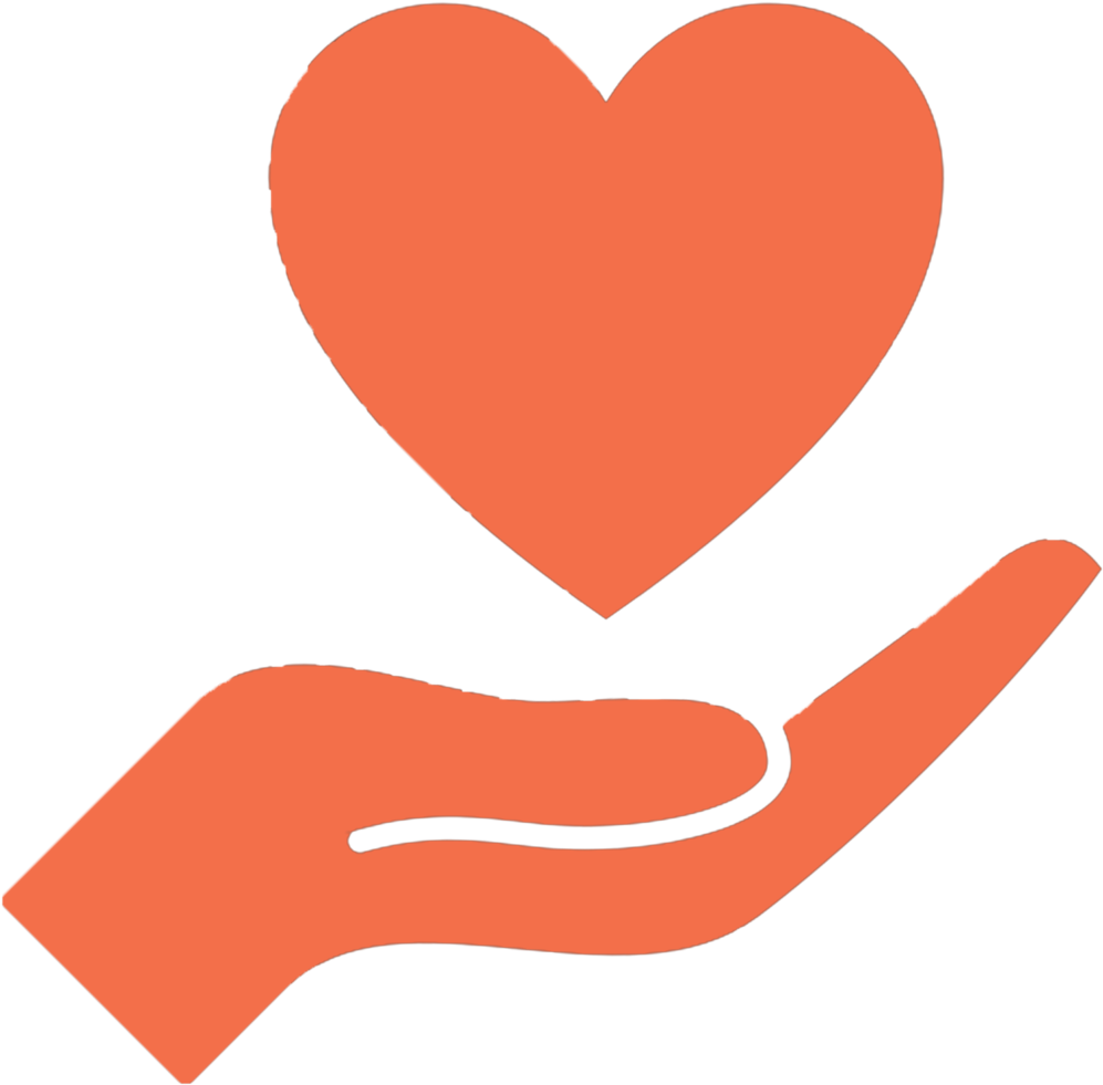 Heartin Hand Icon