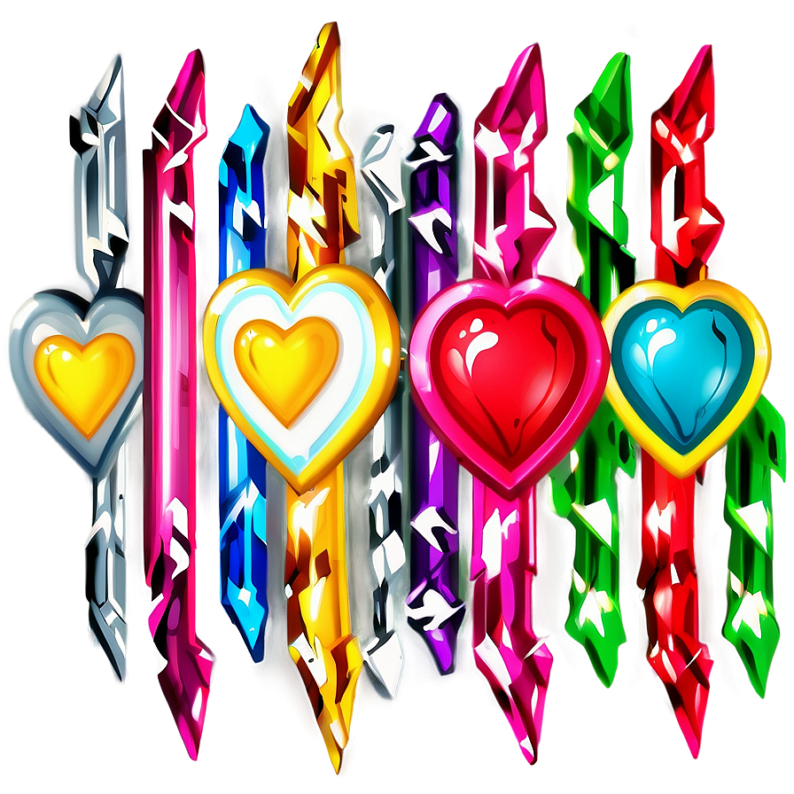 Hearts And Arrows Png Nbf