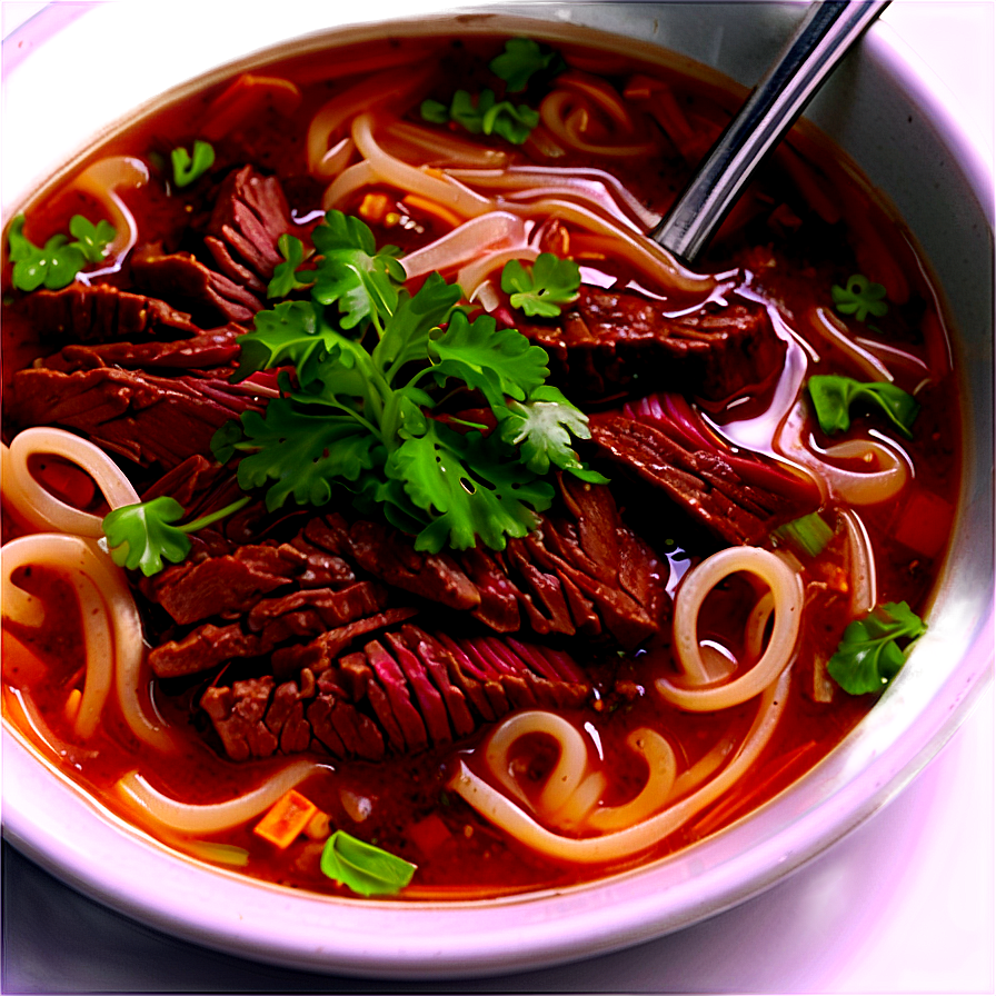 Hearty Beef Noodle Soup Png 6