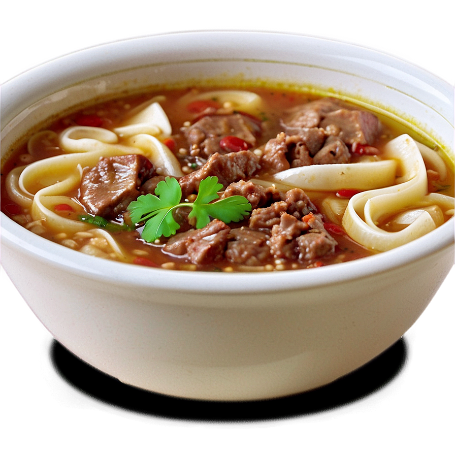 Hearty Beef Noodle Soup Png Fqq45