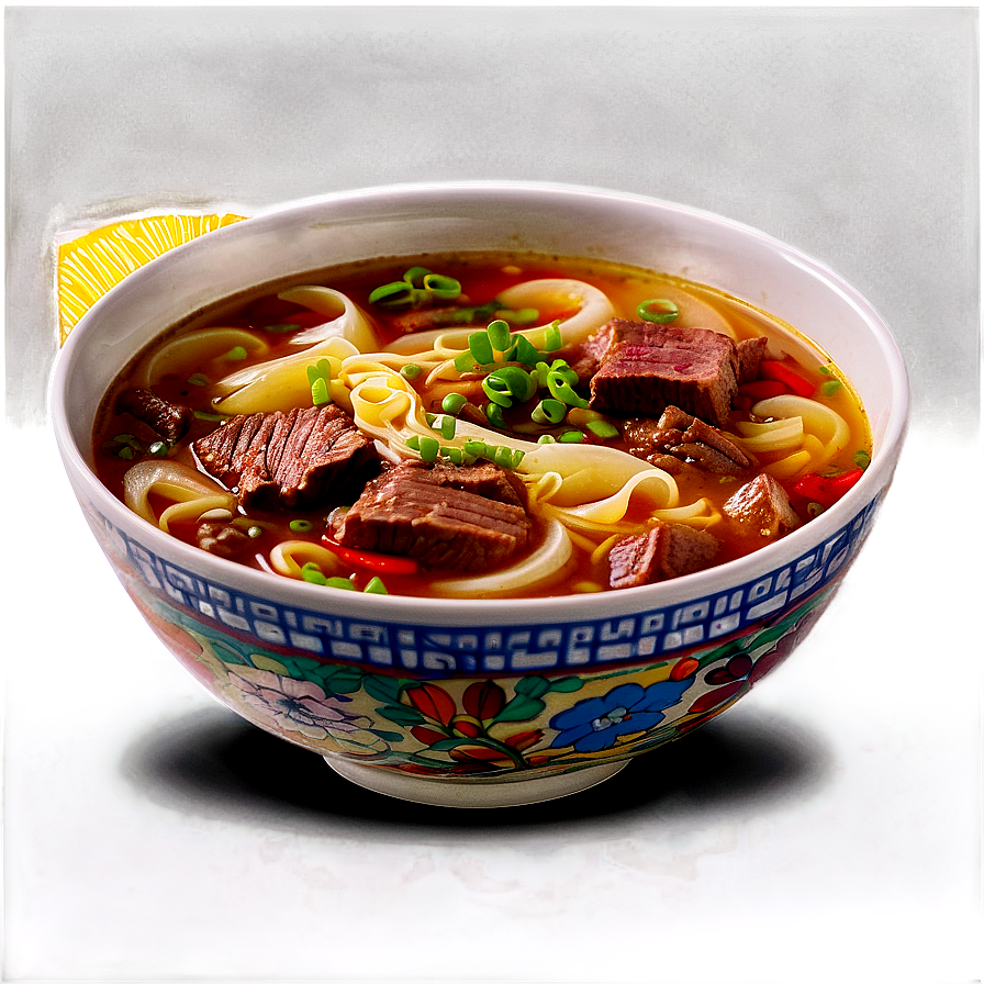 Hearty Beef Noodle Soup Png Ocm