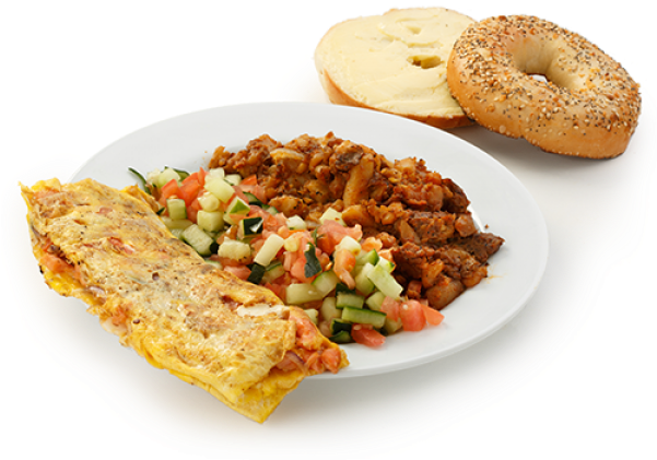 Ultimate Jewish Omelette - Mushroom And Pepper Omelette, HD Png Download PNG with transparent background