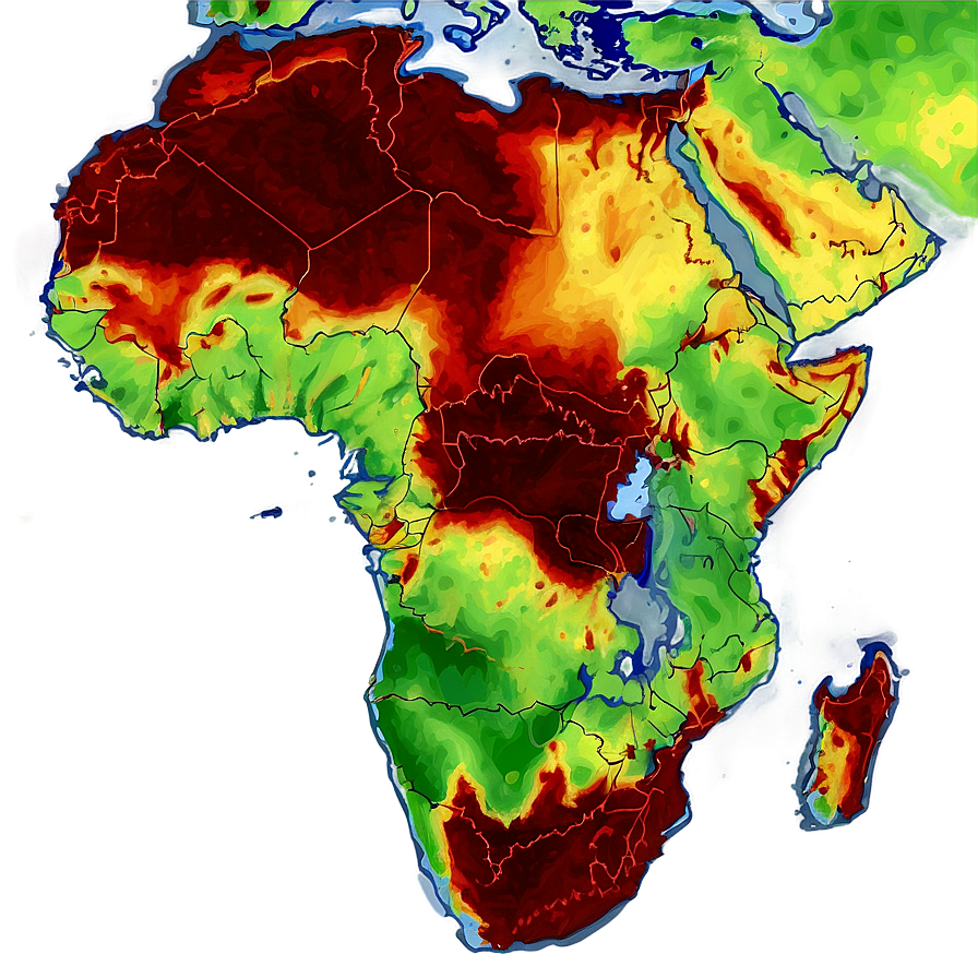 Heat Map Of Wildlife Migration Patterns Png Ihk76