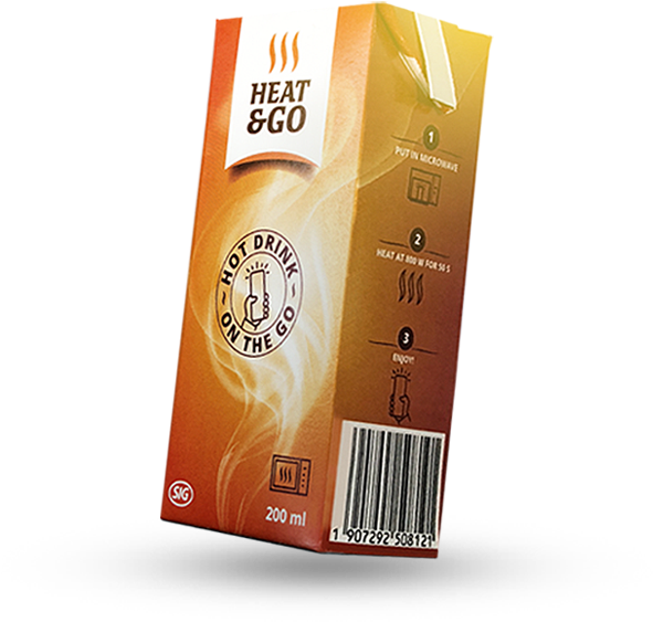 Heatand Go Hot Drink Carton