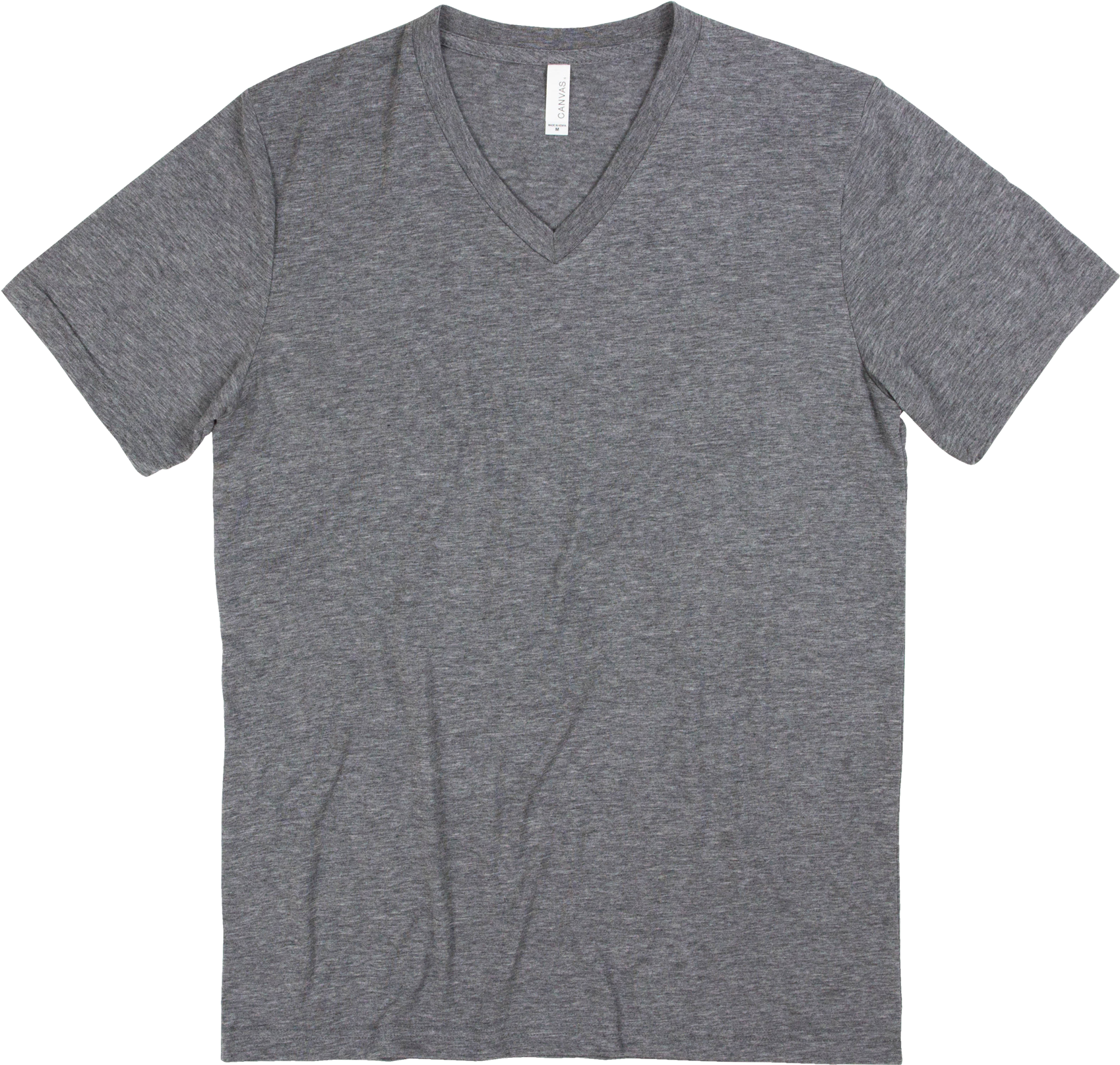 Heather Gray V Neck T Shirt