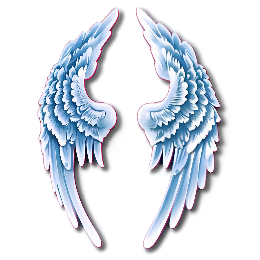 Heavenly Angel Wings Decoration Png Uox42