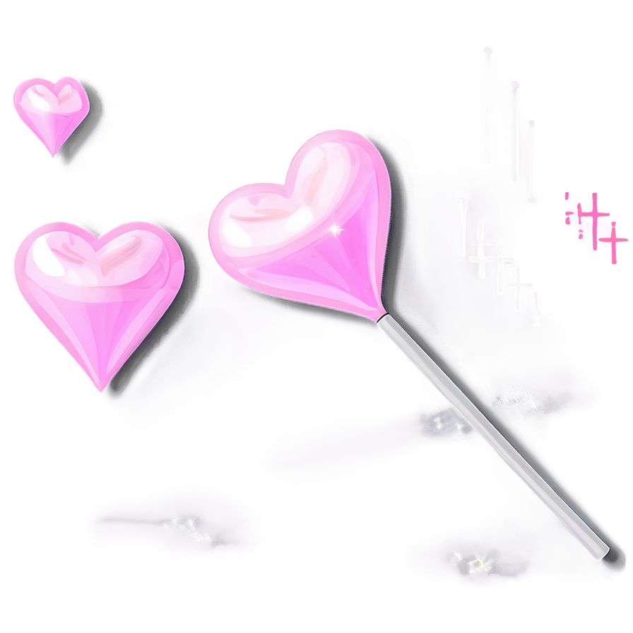 Heavenly Pink Hearts Png Oat49