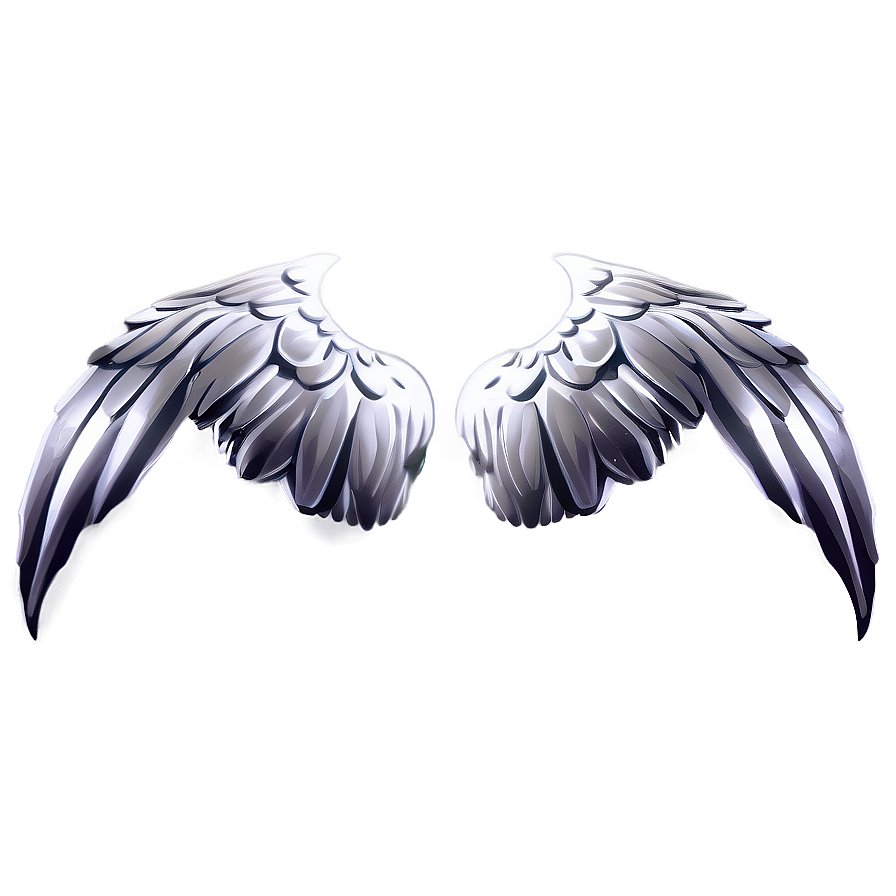 Heavenly White Wings Art Png 06262024