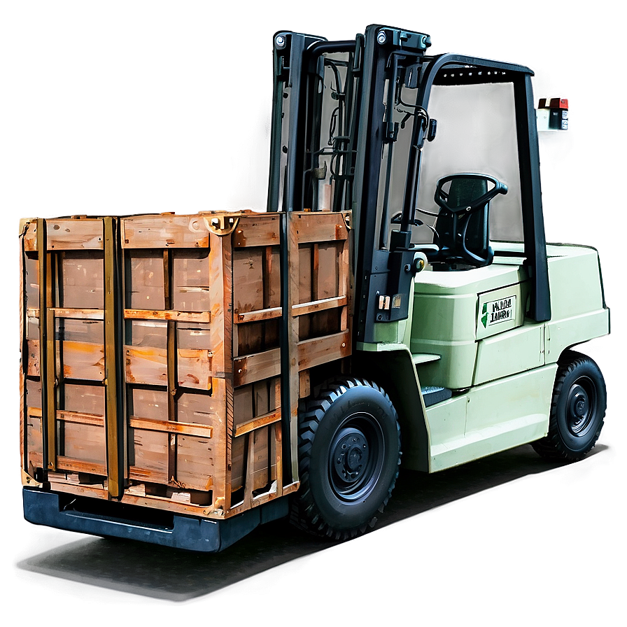 Heavy Cargo Forklift PNG ars PNG with transparent background