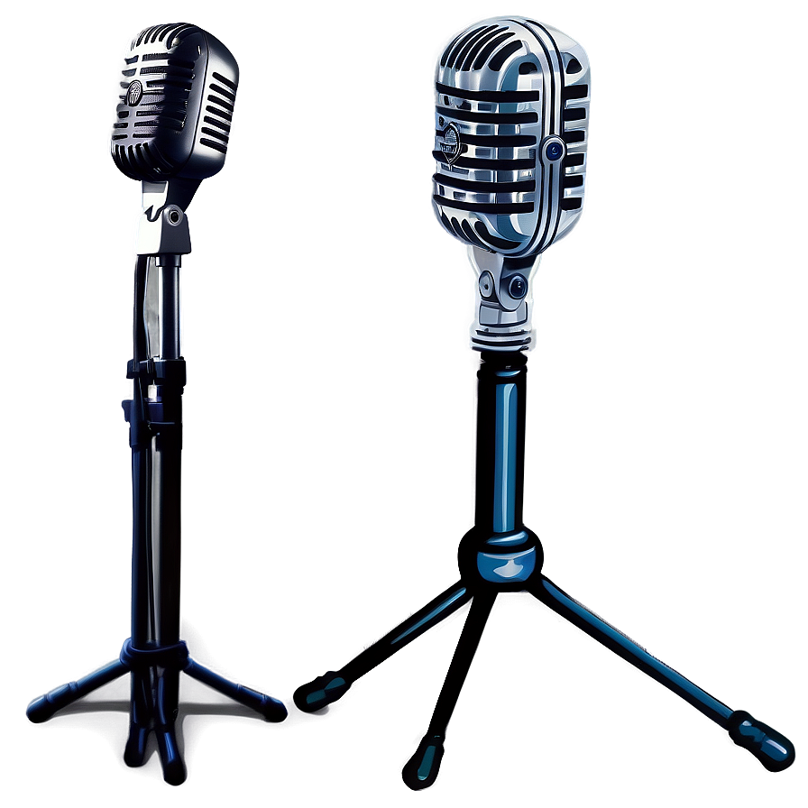 Heavy Duty Microphone On Stand Png Mck