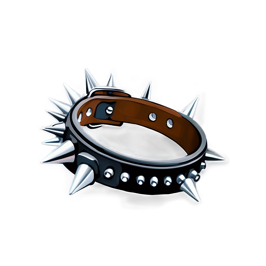 Heavy Duty Spiked Collar Png 06272024