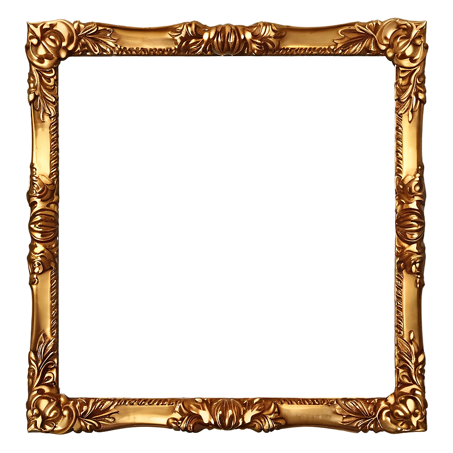 Heavy Gold Frame Png 99