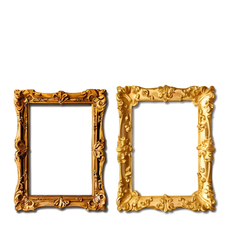 Heavy Gold Frame Png Cbs55