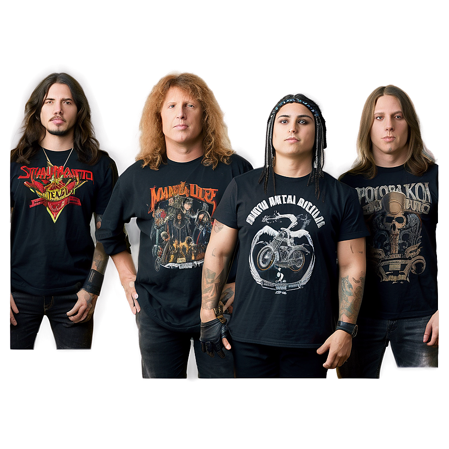 Heavy Metal Band Tshirt Png Noo38