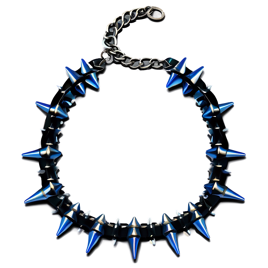 Heavy Metal Spiked Choker Png 86