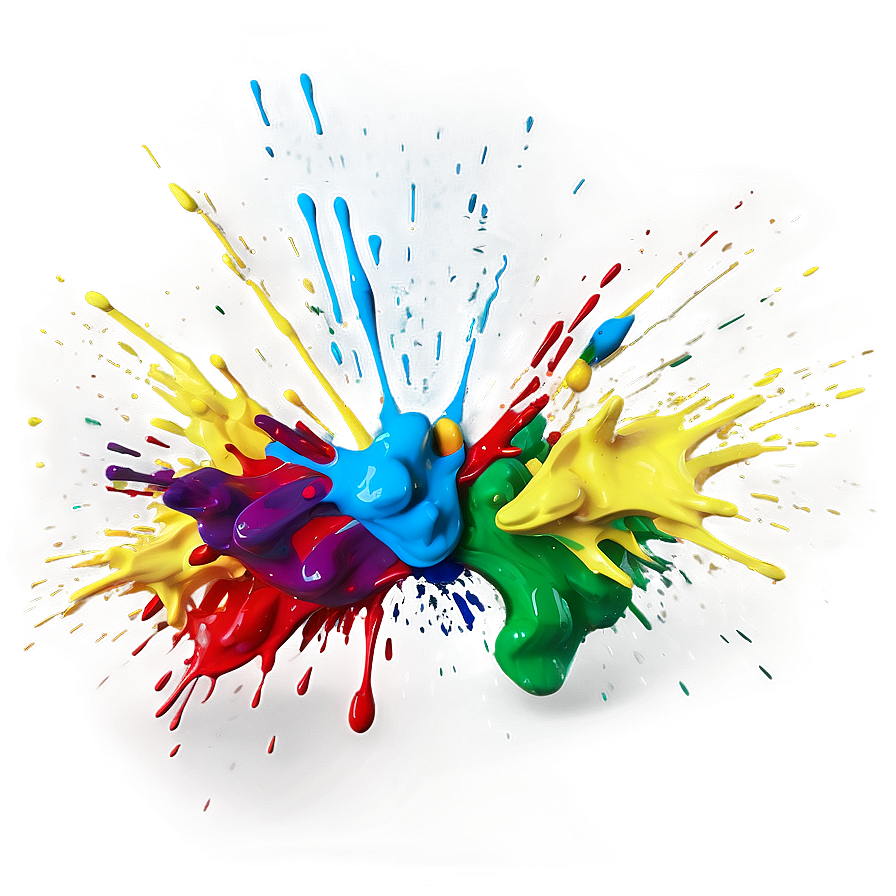 Heavy Paint Splatter Png 05042024