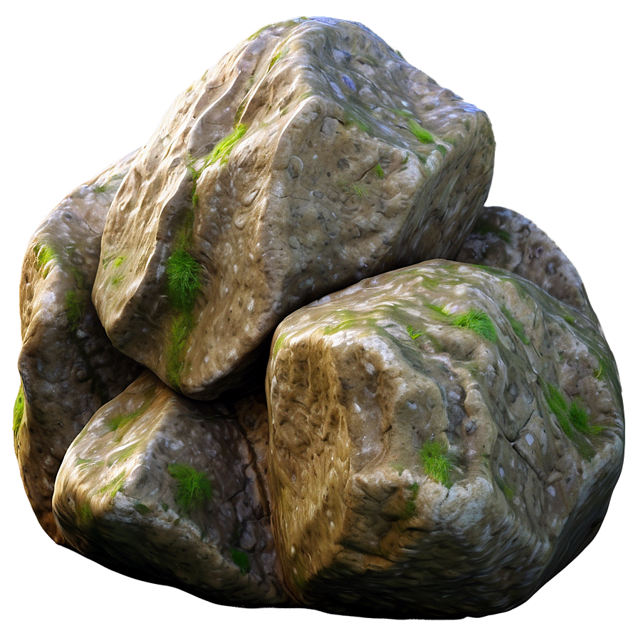 Heavy Rock Boulders PNG jsn4 PNG with transparent background