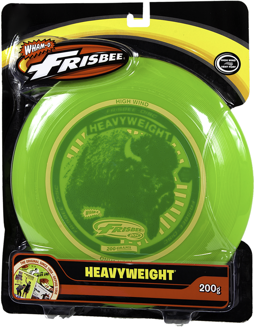 Heavyweight Green Frisbee Packaging