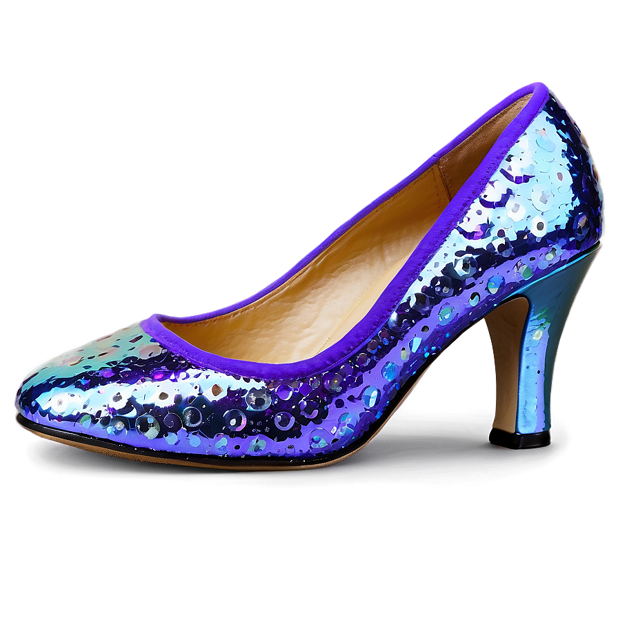 Heel With Glitter Finish Png 06262024