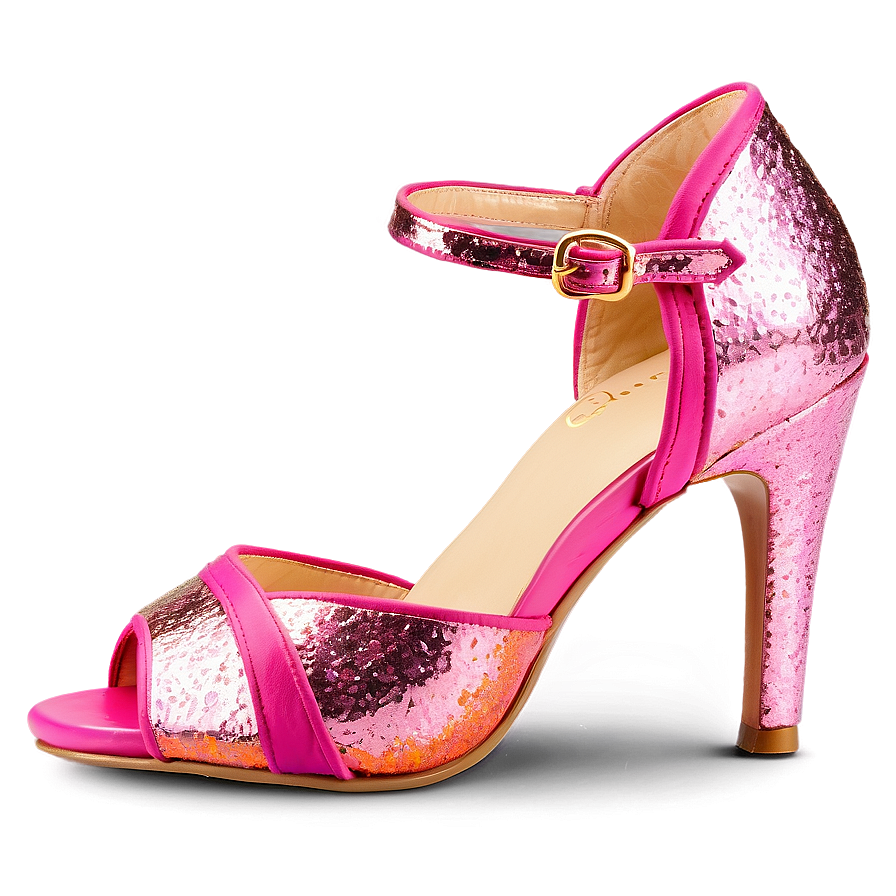 Heel With Glitter Finish Png 83