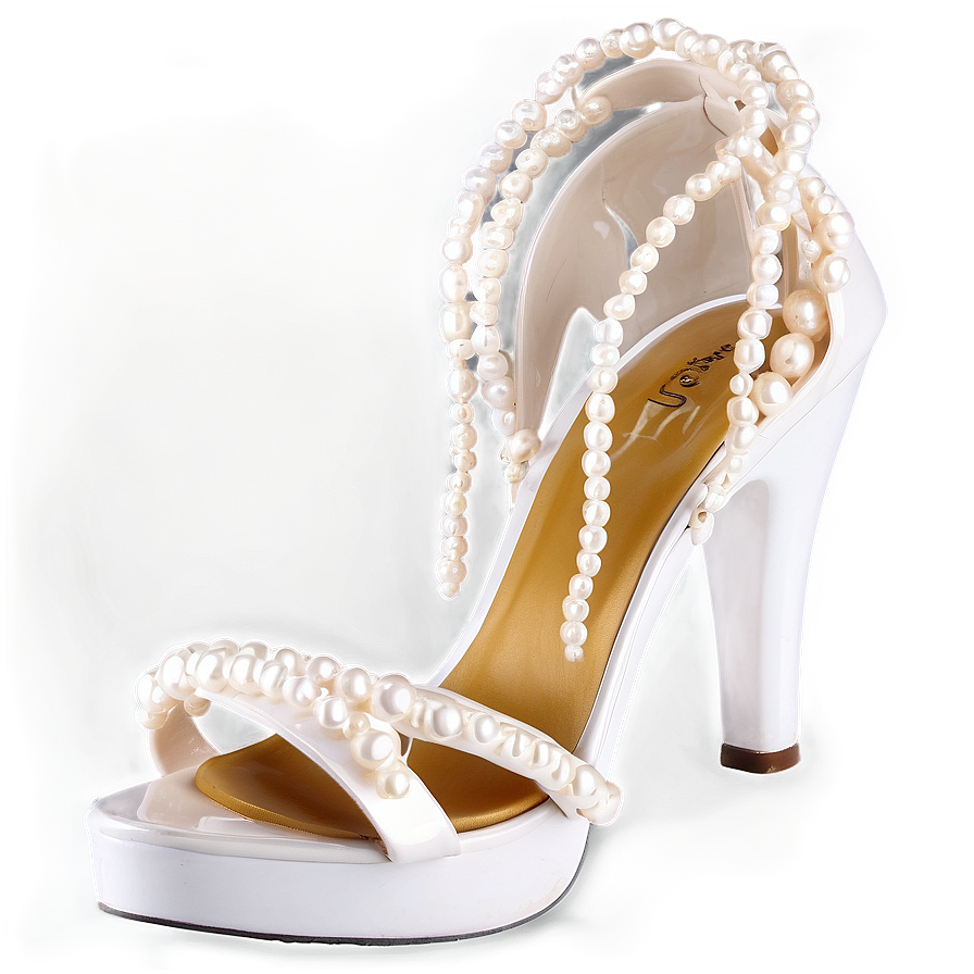 Heel With Pearls Png 53