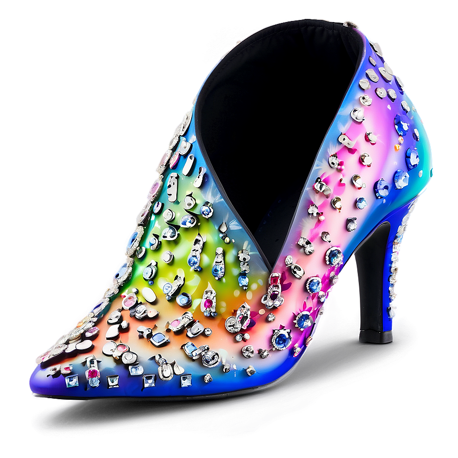 Heel With Rhinestones Png Npt