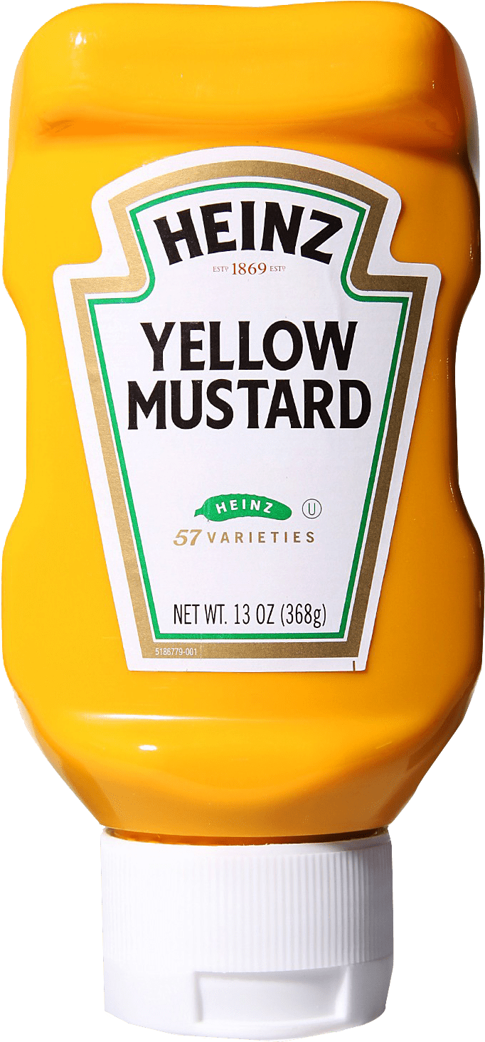 Heinz Yellow Mustard Sauce, HD Png Download PNG with transparent background