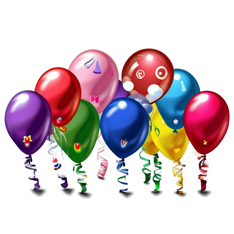 Helium Balloons PNG bou93 PNG with transparent background