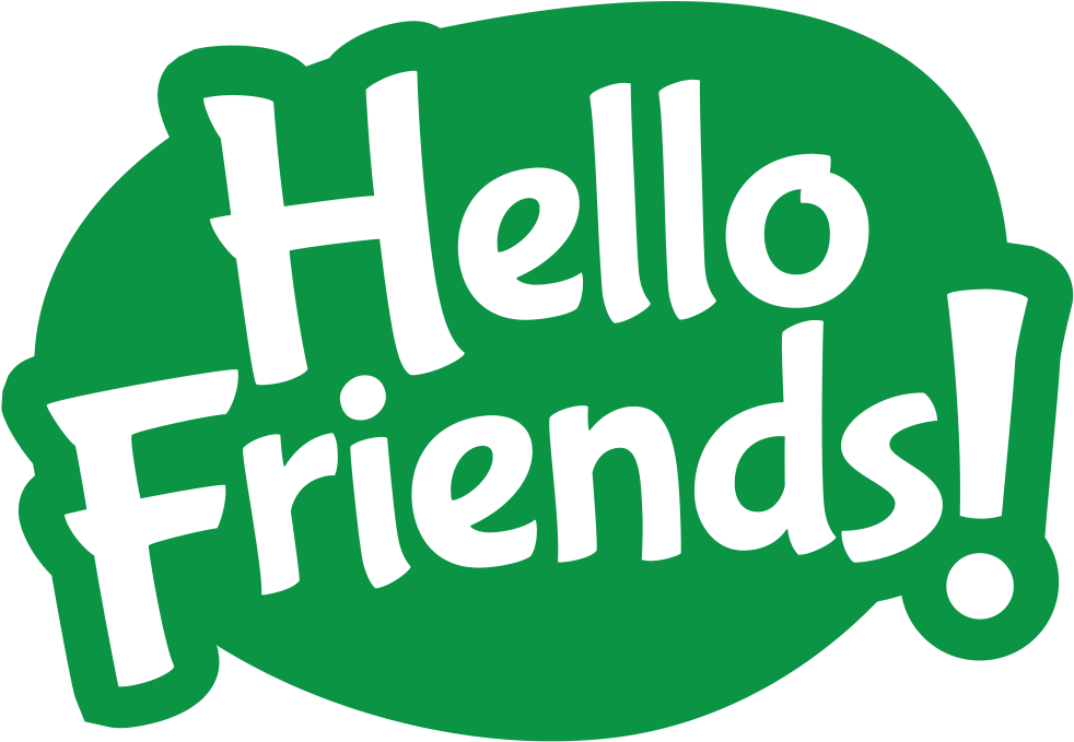 Hello Friends Greeting Graphic