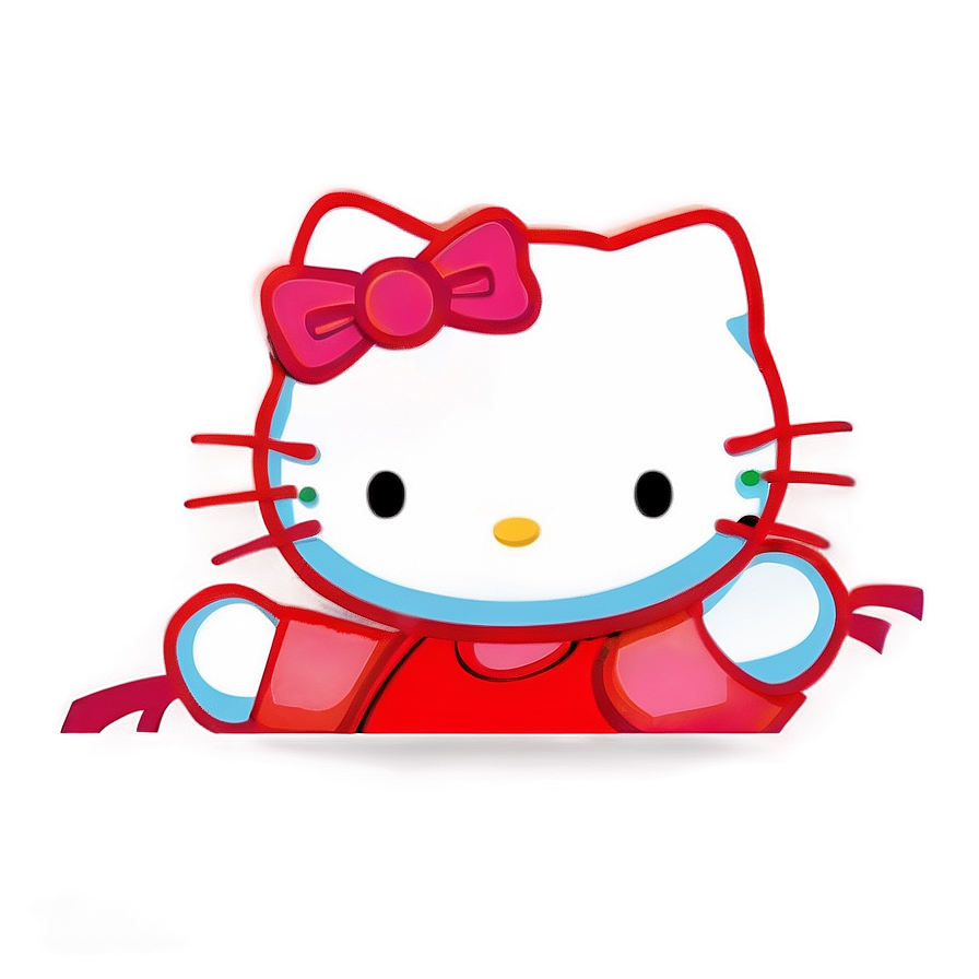 hello kitty d PNG with transparent background