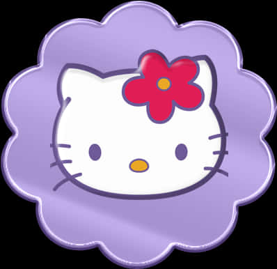 Hello Kitty Flower Icon